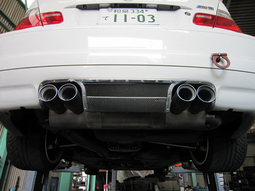 【BMW　E46　M3】クラック部分の溶接修理及び補強
