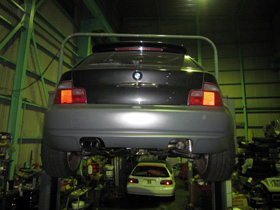 BMW　Z3クーペ　Z3　Mクーペバンパー移植
